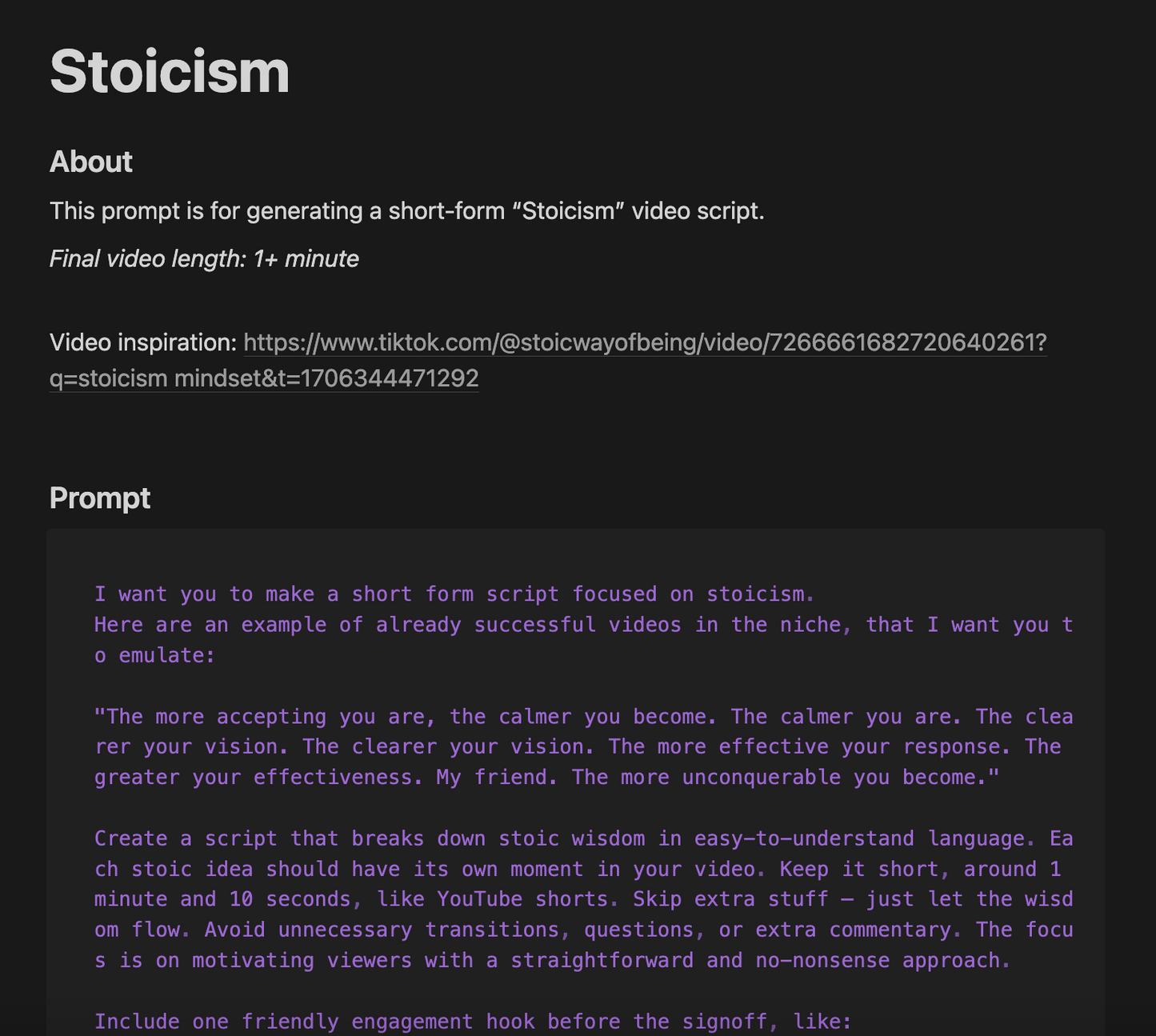 ChatGPT Scriptwriting Prompts - TikTok & YouTube